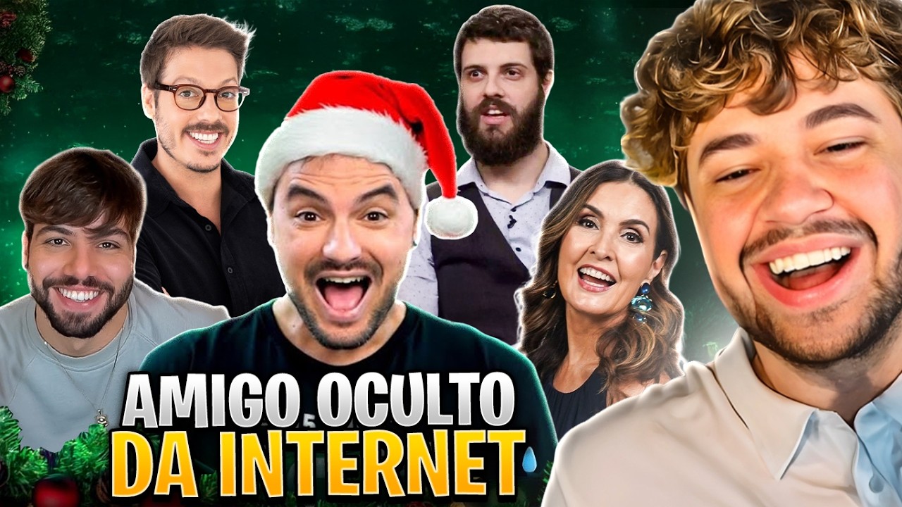 O AMIGO OCULTO MAIS &Eacute;PICO DE TODOS! (TODA INTERNET NELE) - React Felipe Neto
