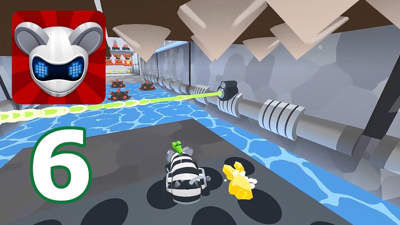 MouseBot Mobile - Lab 5 The Future is Lasers - GamePlay Android iOS HD Walkthrough Tutorial Part 6