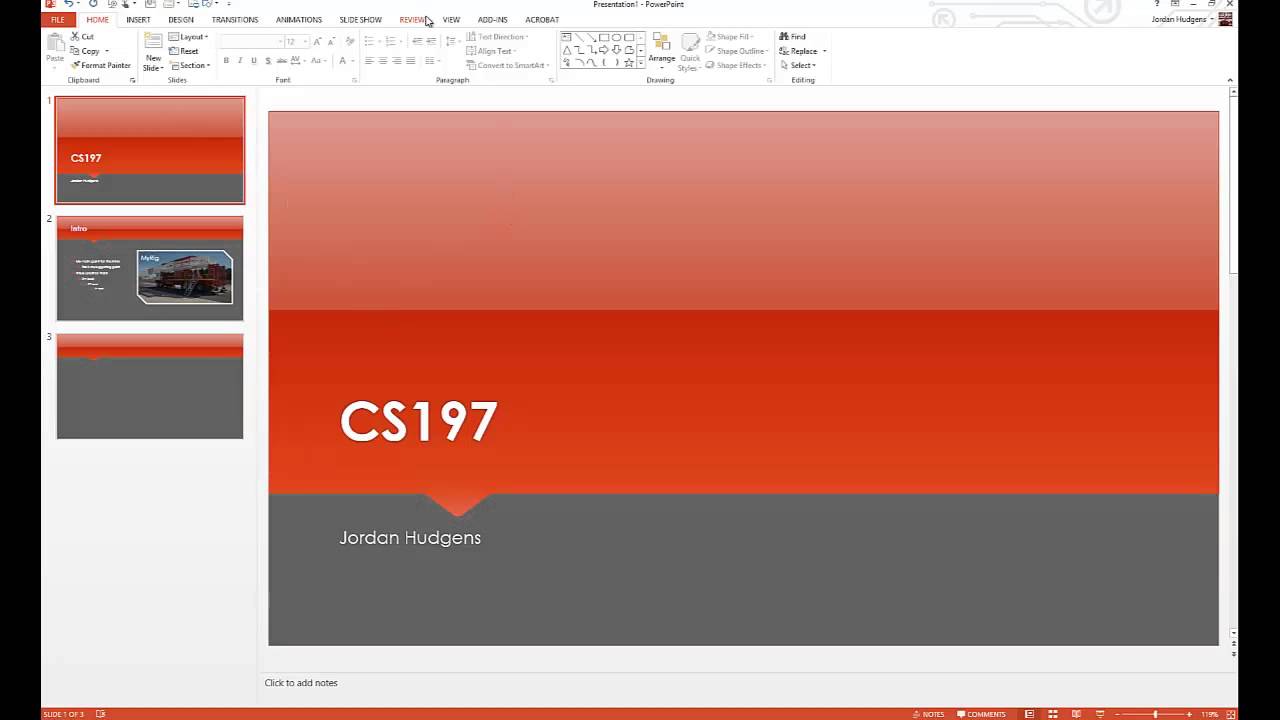 Как добавить заметки в презентацию PowerPoint
