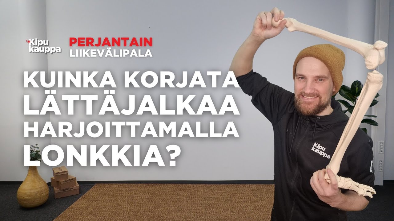 Kuinka korjata lättäjalkaa harjoittamalla lonkkia? - perjantain liikevälipala