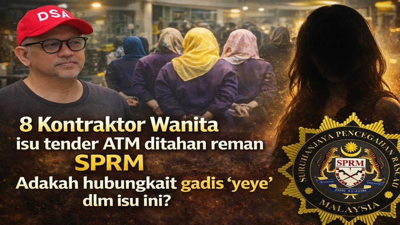 8 Kontraktor Wanita isu tender ATM ditahan reman SPRM, adakah hubungan kait gadis yeye  dlm isu ini?