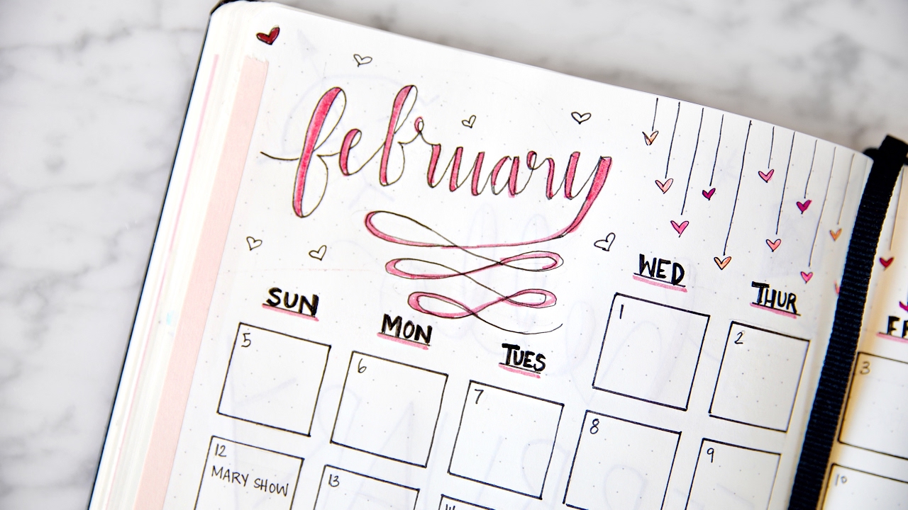 2017 FEBRUARY Bullet Journal Update | Plan with Me FEBRUARY Bujo Flip Through | Miss Louie