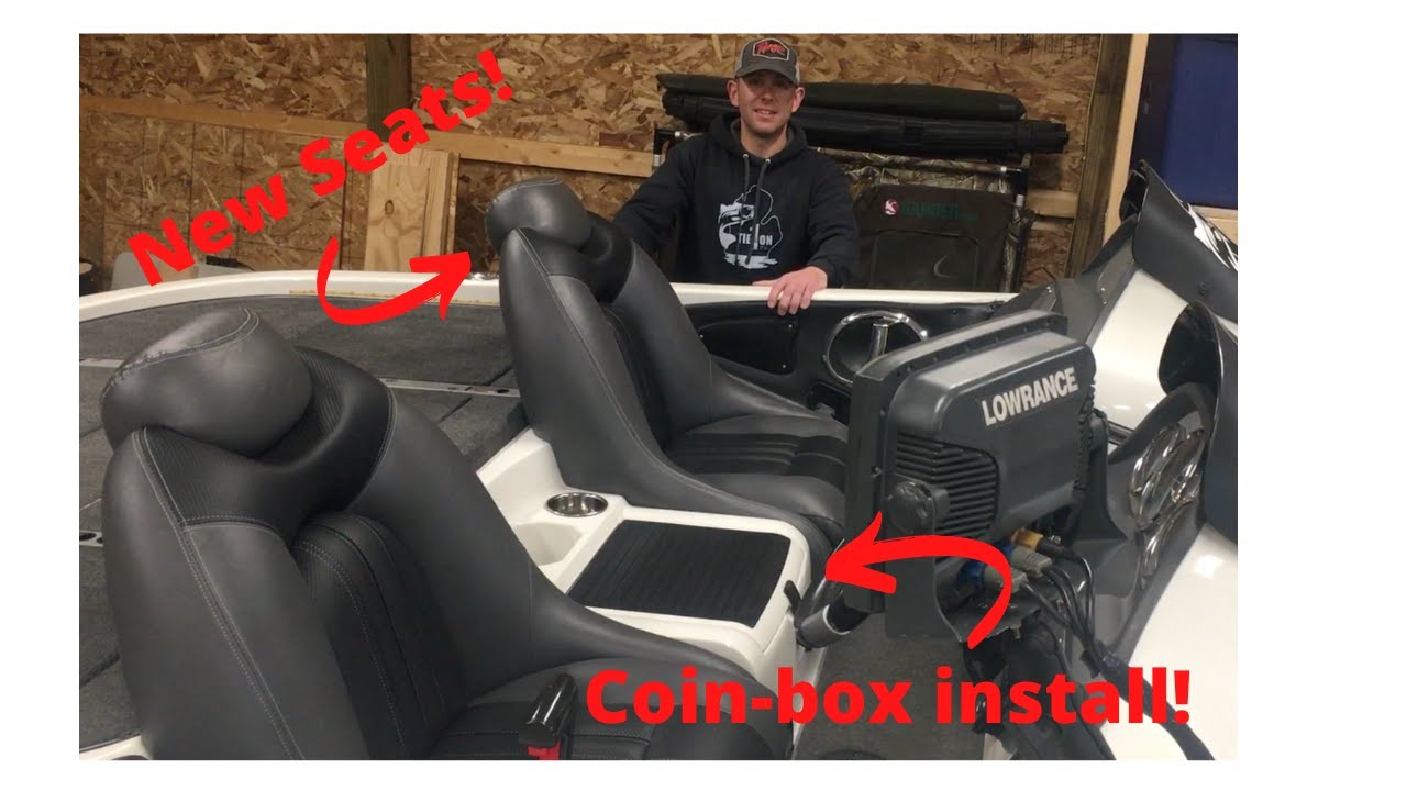 New Ranger bass boat seats and coinbox install!