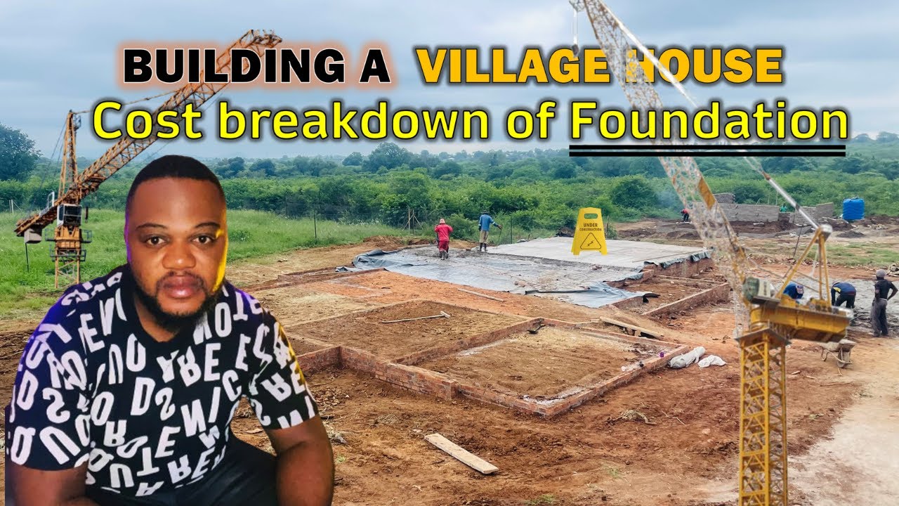 Building a village house Episode 5 | Cost breakdown of Foundation | Village home | Limpopo houses