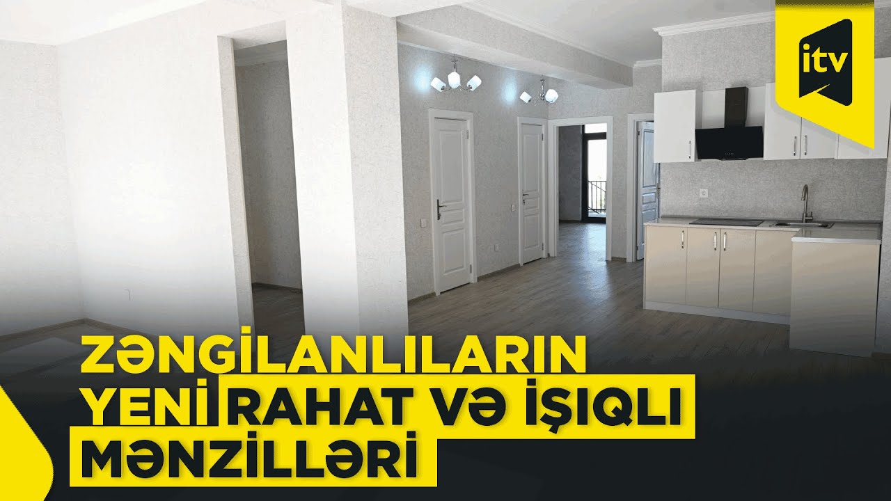 Prezident Zəngilanda 104 mənzilli yaşayış kompleksində görülmüş işlərlə tanış oldu