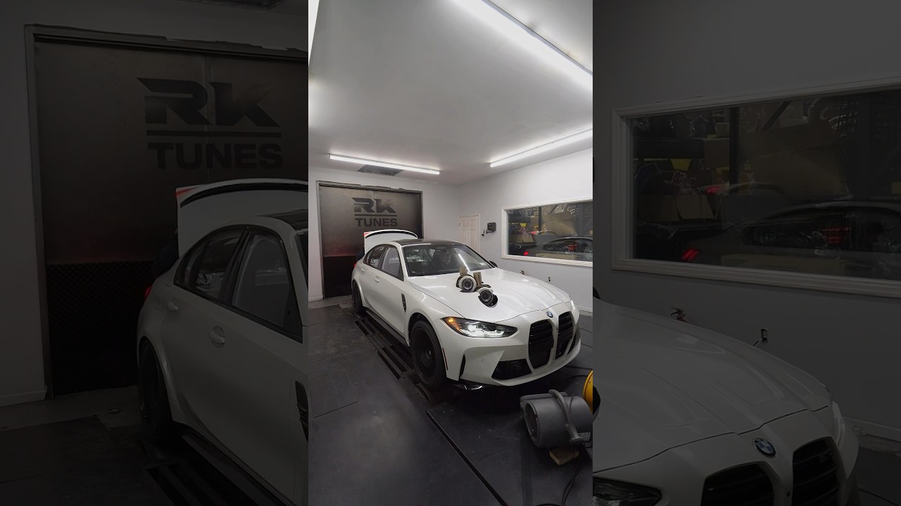1300+ WHP G80 M3 while spinning on Dyno.