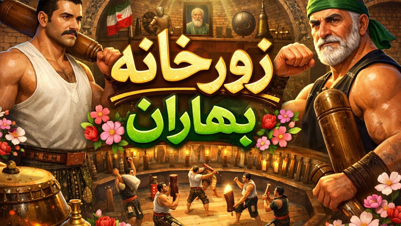🏛️ زورخانه شهدای بهاران .  جایی که زور، فقط قدرت بازو نیست؛مرام، معرفت، احترام، پهلوانی 
