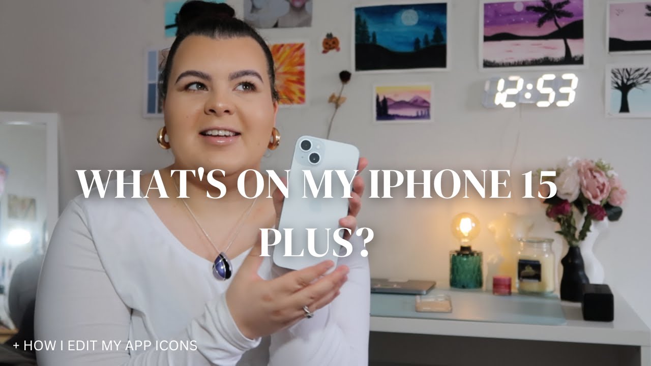 What's on my Iphone 15 plus + How I edit my App Icons