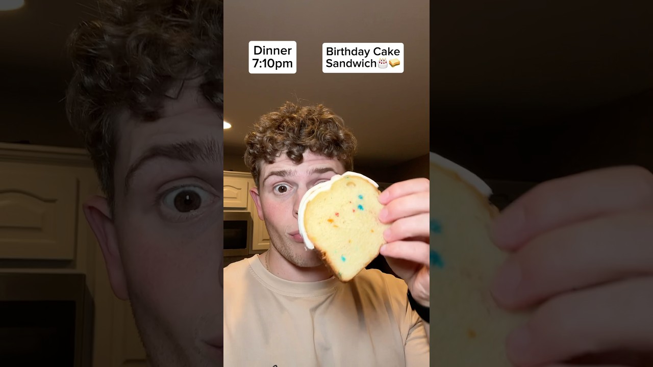 Eating Birthday Cake Flavored Foods For The ENTIRE Day!