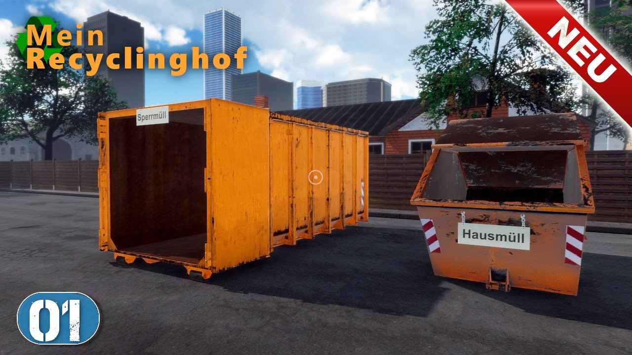Mein Recyclinghof ♻️ #01 die ersten Anlieferungen