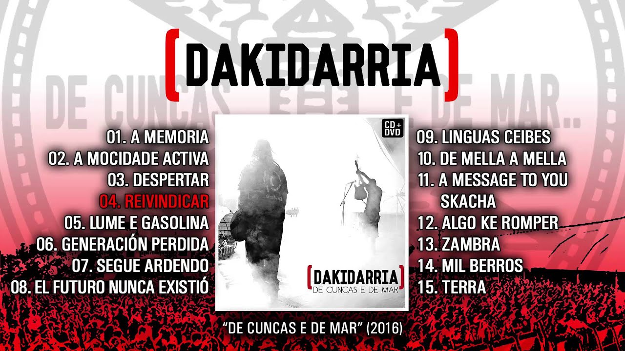 DAKIDARRÍA "De Cuncas E De Mar" (Álbum completo)