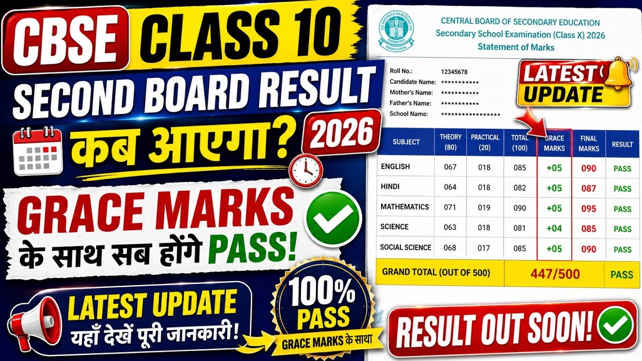 When will the CBSE Class 10 Second Board result be declared?