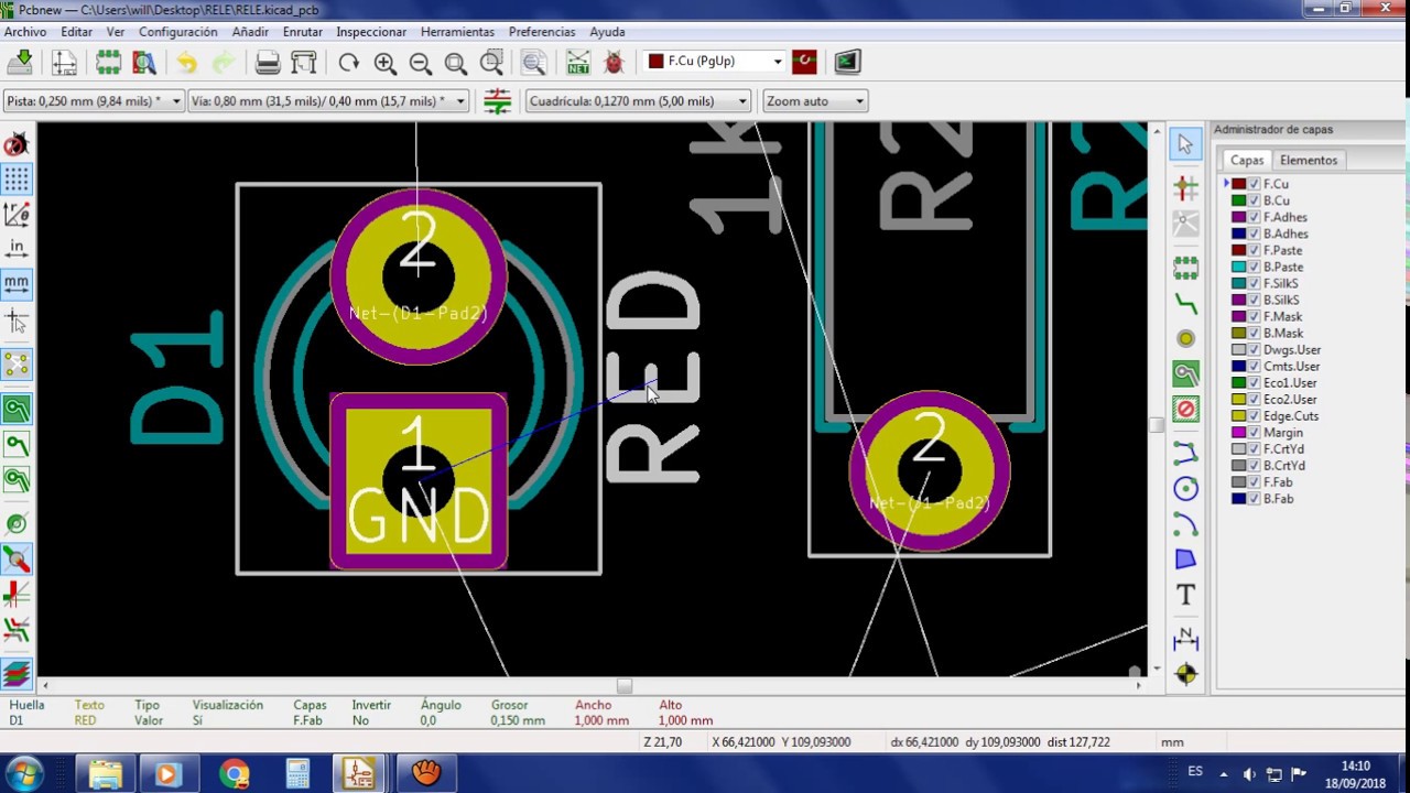 KiCAD PCBnew