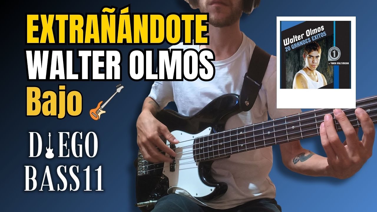 EXTRAÑÁNDOTE – Walter Olmos 🎸 | Versión Bajo Eléctrico | DiegoBASS11