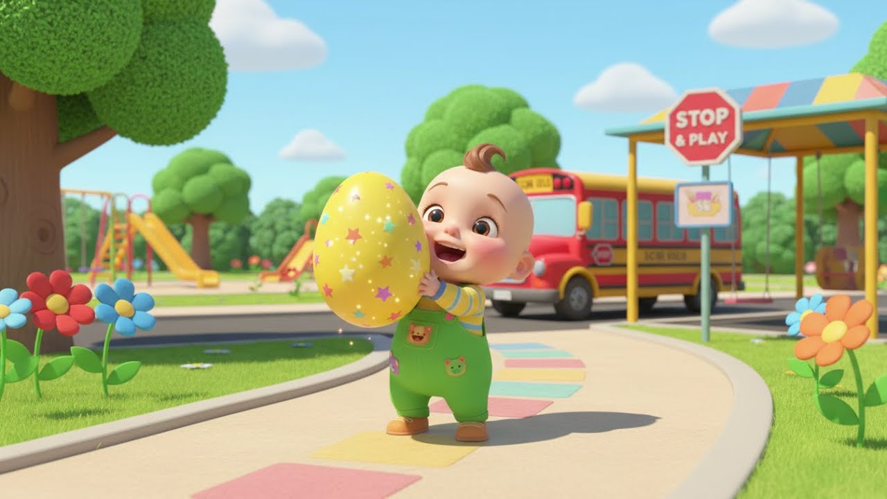 Canción de los Huevos Sorpresa 3D 🥚🎉 | Canciones infantiles educativas | Baby Song Español para