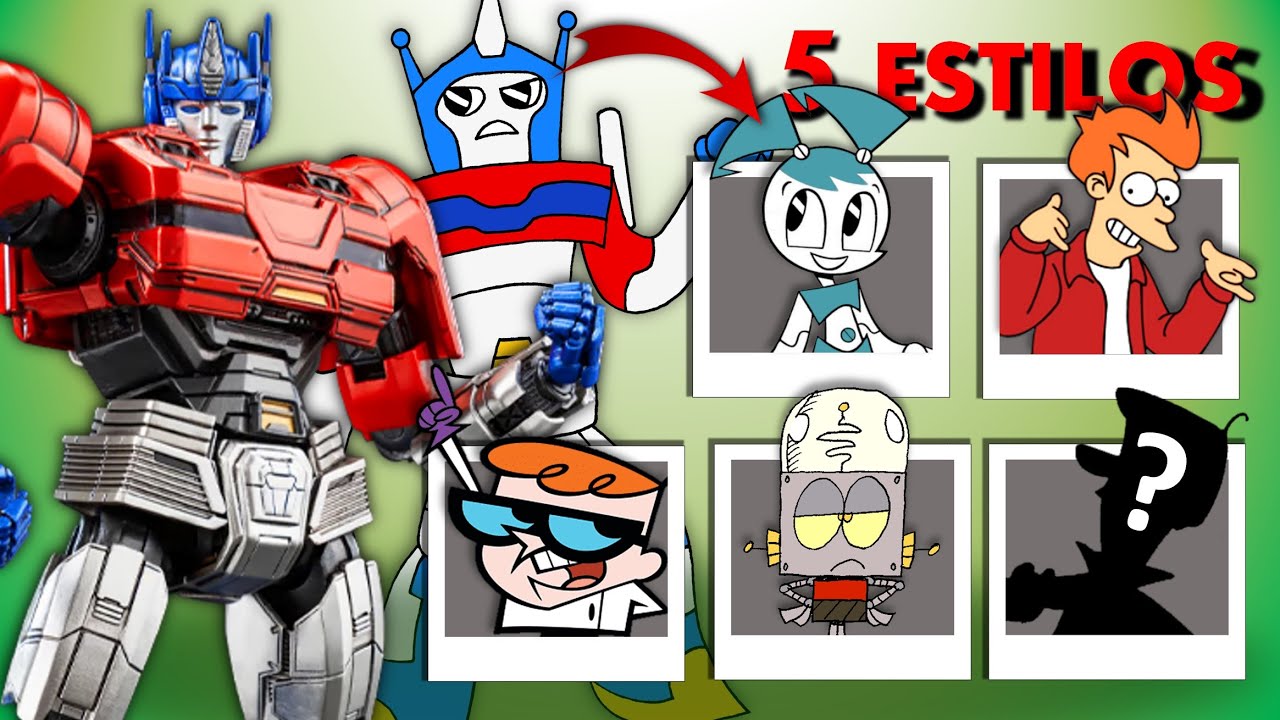 ¿Cómo se vería OPTIMUS PRIME en otros estilos de dibujo?