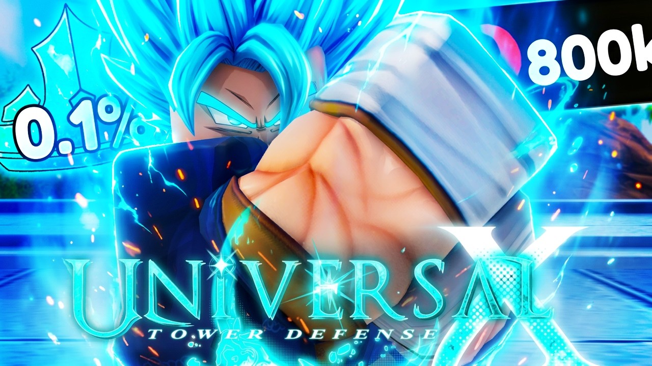 Как получить 0,1% BOUNDLESS VEGITO BLUE в Universal Tower Defense X!