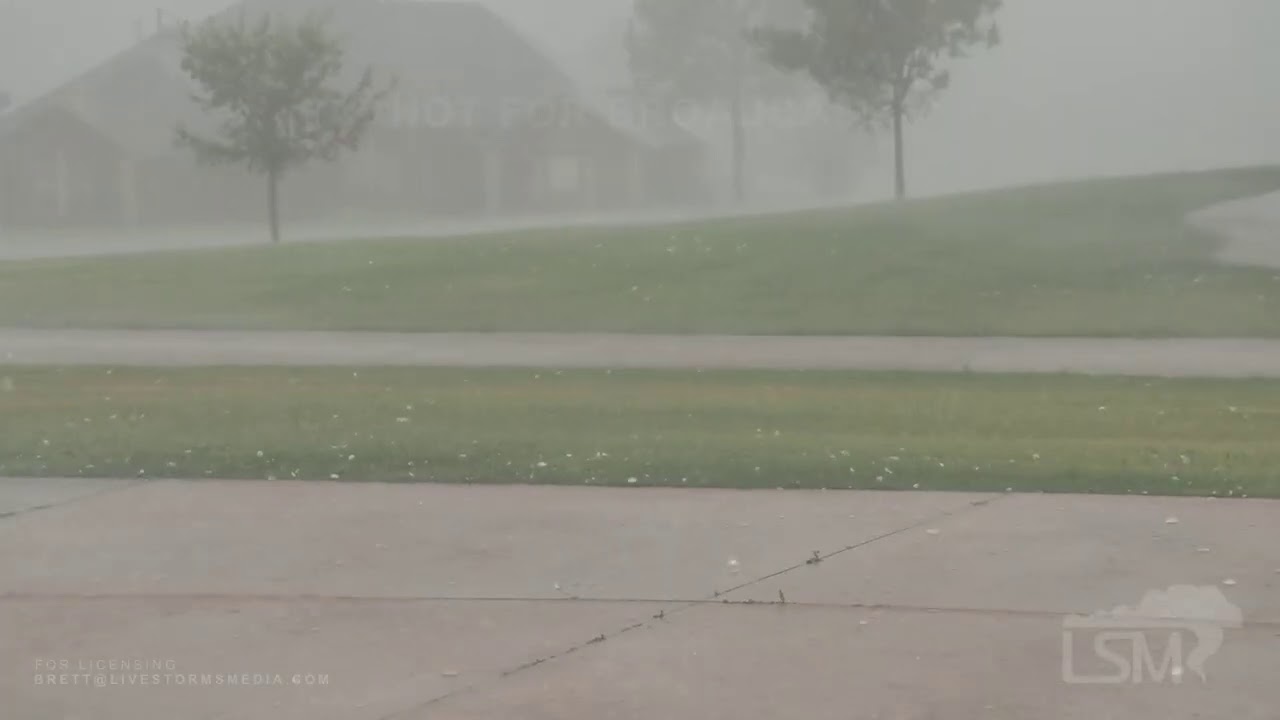 08-31-2020 Norman, OK -  Large Hail