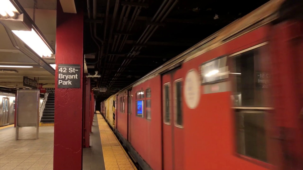 ⁴ᴷ R74 - R33WF Redbird Signal Dolly Action on the 6th Avenue Line