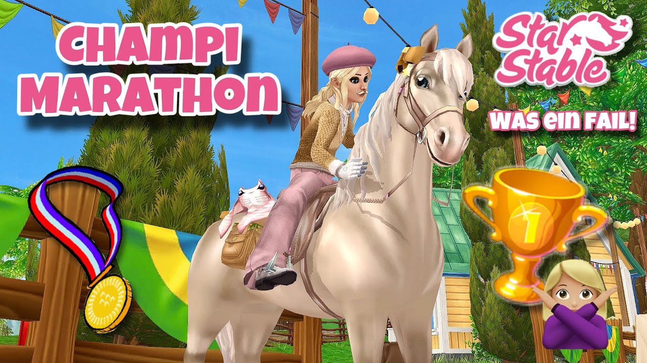 GG Besties, was ein FAIL!🫠 Champi Marathon🐎 // Star Stable Online