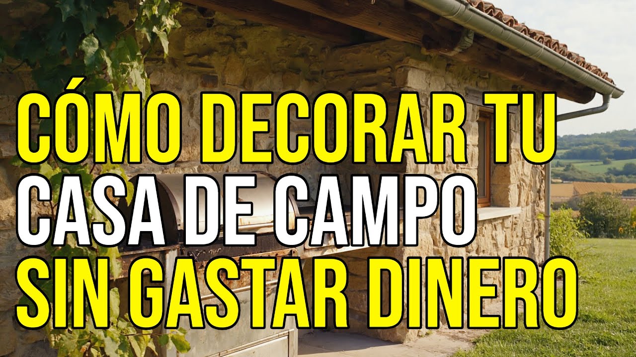 C&oacute;mo DECORAR tu CASA de CAMPO sin GASTAR DINERO