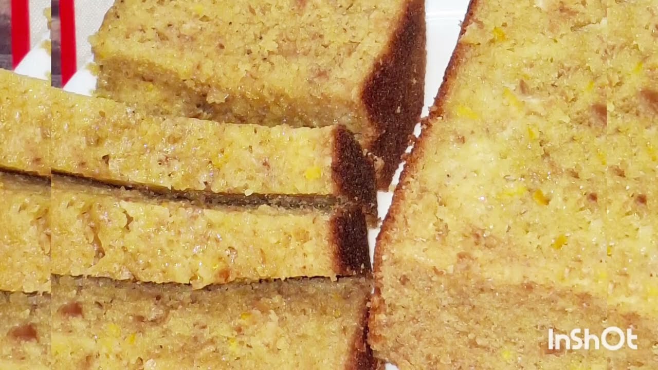 Banana Bread  With Roasted Coconut  and Honey