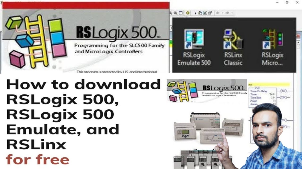 How to download Rslogix 500,Rslogix 500 emulate,Rs link for Free | Allen bradley