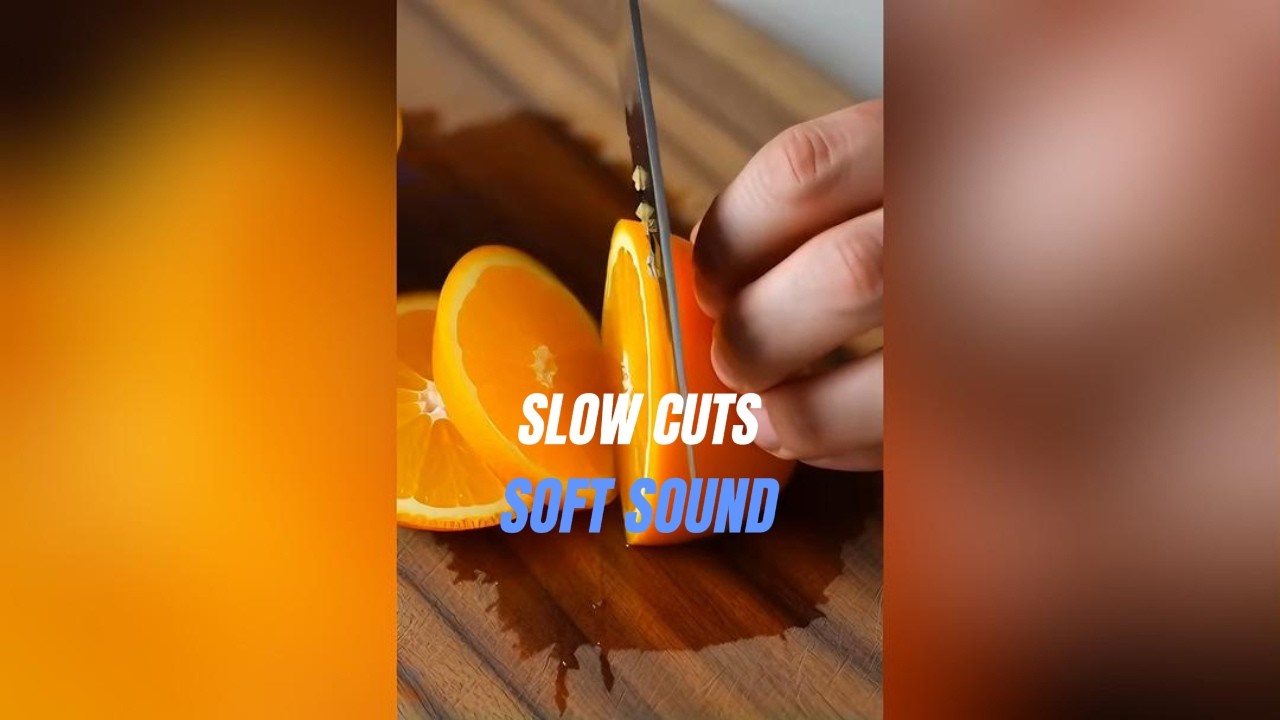 Orange Segments ASMR &ndash; Faceless Fruit Cutting