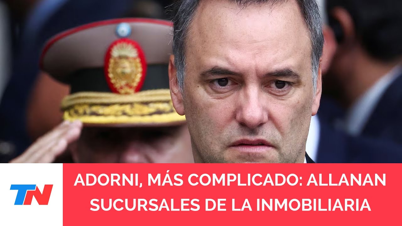 Allanan tres sucursales de la inmobiliaria que intervino en la venta del departamento de Adorni