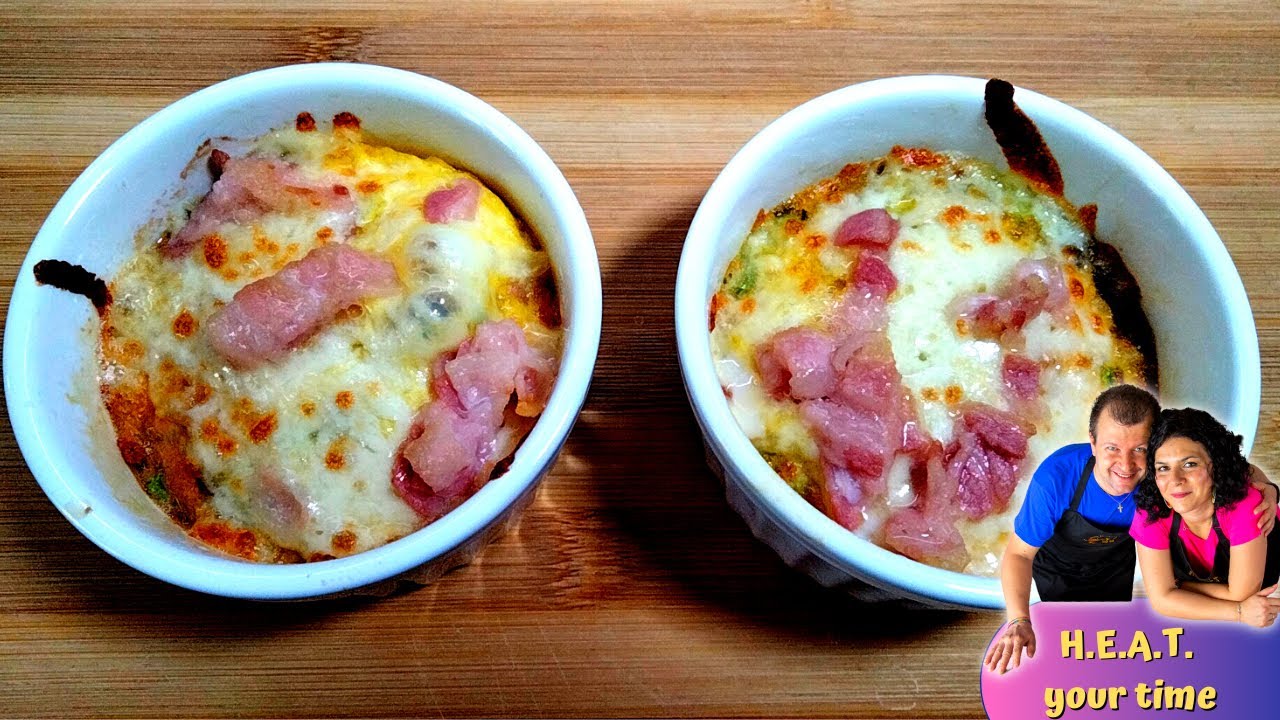 UOVO IN COCOTTE in friggitrice ad aria o al forno - Easy EGG BREAKFAST in the air fryer