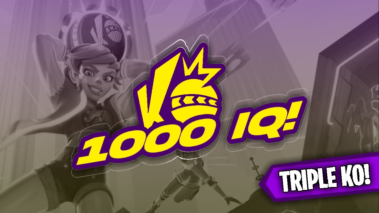 1000 IQ INSANE TRIPLE K.O. (Knockout City Best Moments #1)