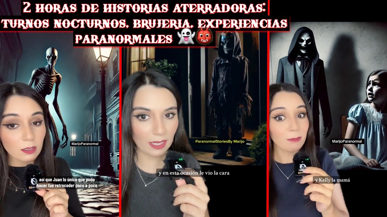 2 HORAS (casi) de HISTORIAS ATERRADORAS (turnos nocturnos, experiencias paranormales, brujería)