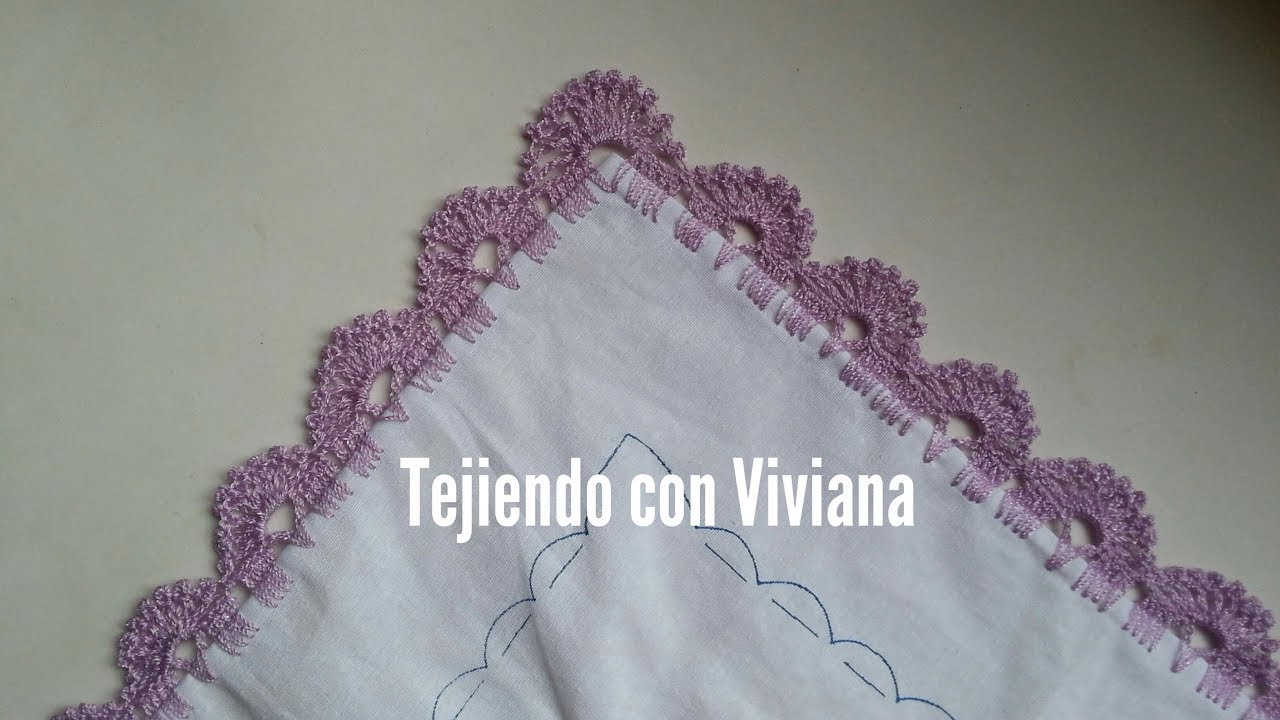 Orilla #43 tejida súper fácil y rápida