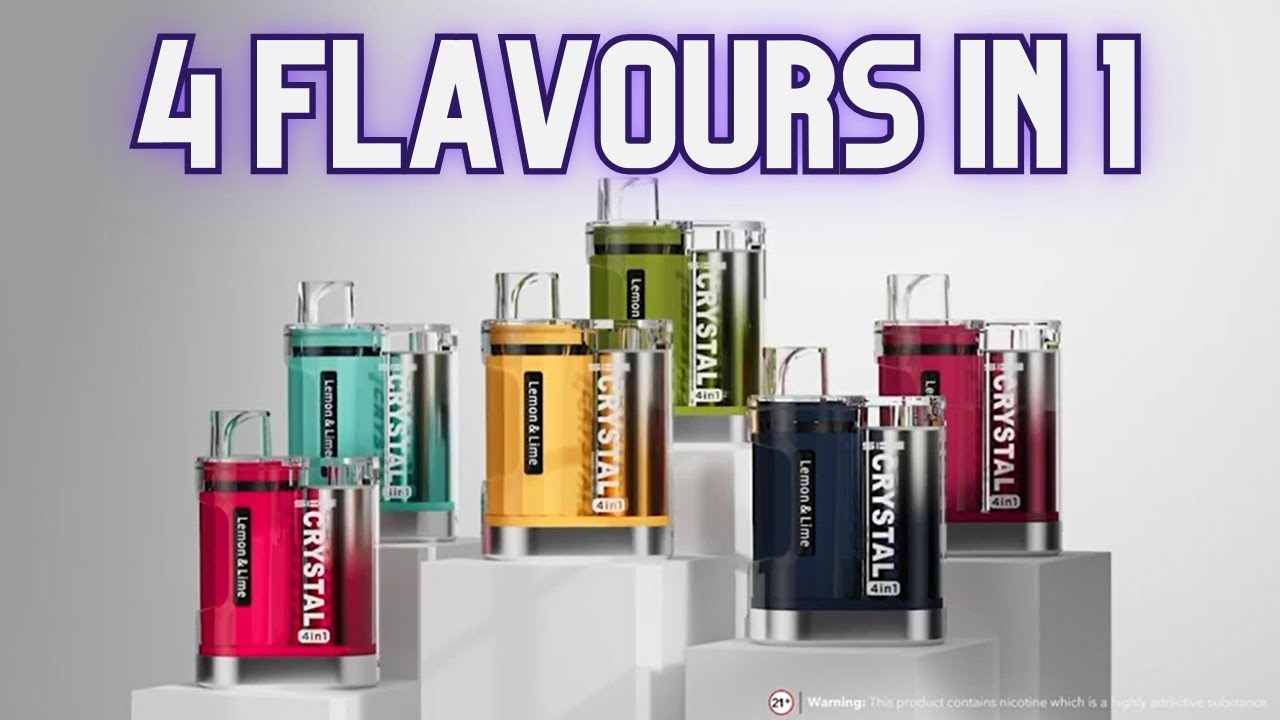 Unveiling the SKE Crystal 4in1 Vape: A Stunning Display of Versatility!