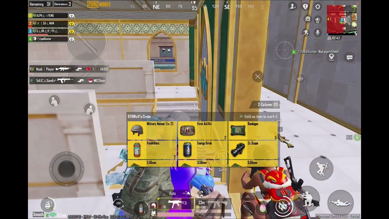 Полный геймплей PUBG Mobile в режиме Rash.