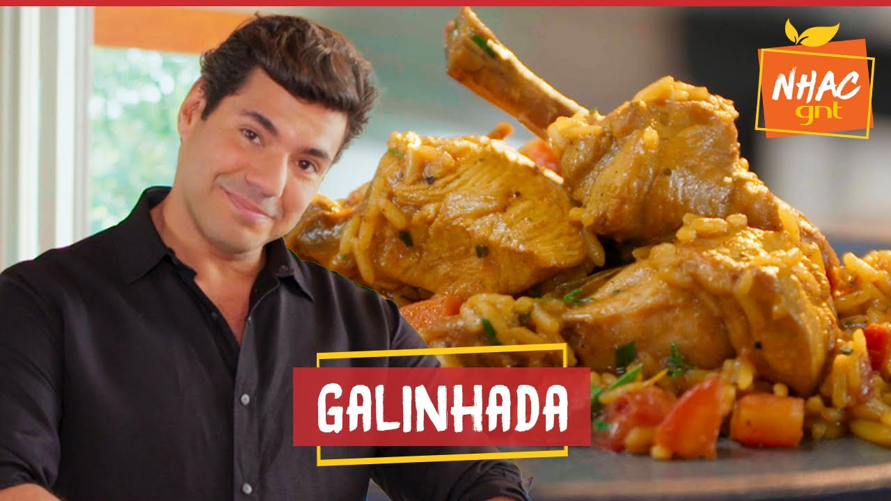 GALINHADA leva coxa, sobrecoxa e asa de frango | Felipe Bronze | Perto do Fogo