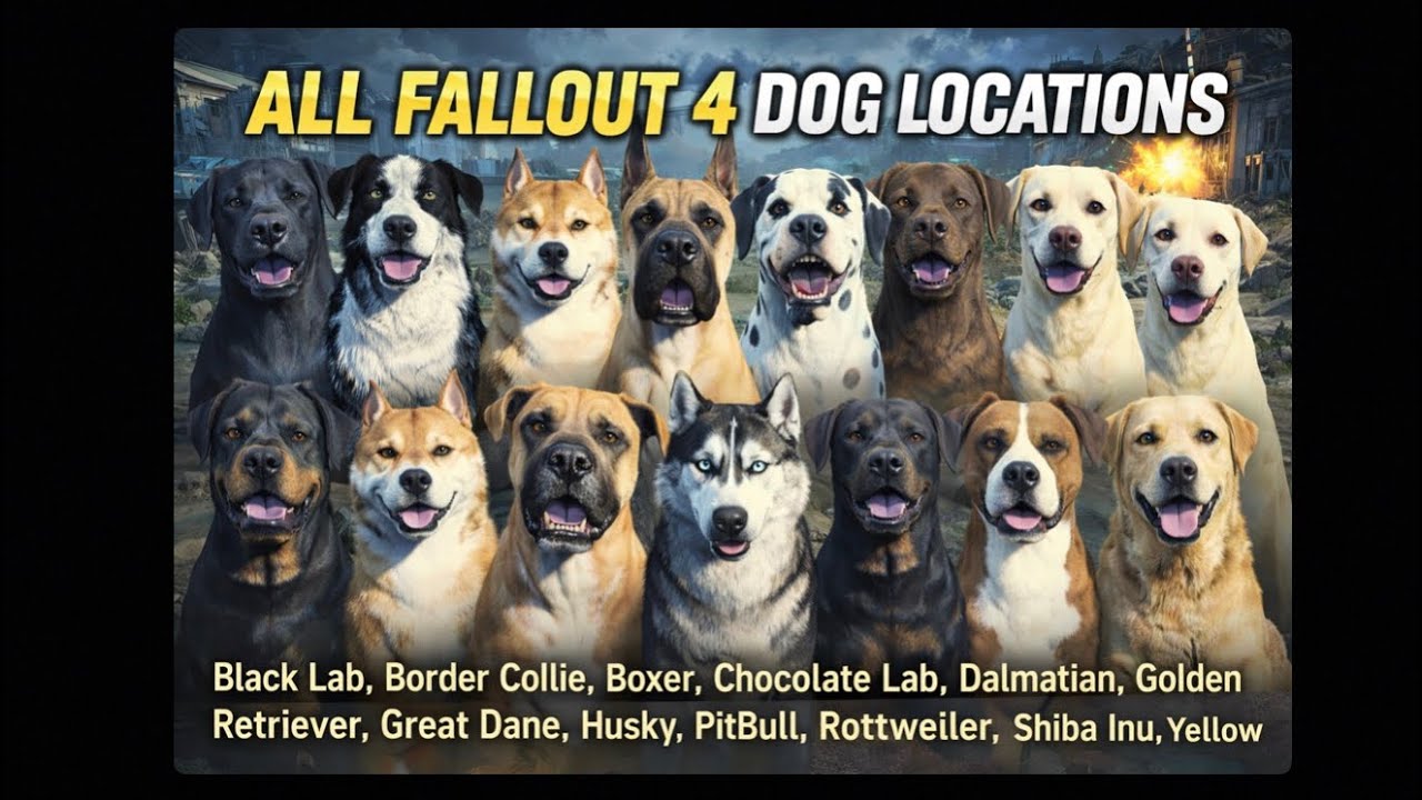 All Fallout 4 Dog Locations And How To Get Them