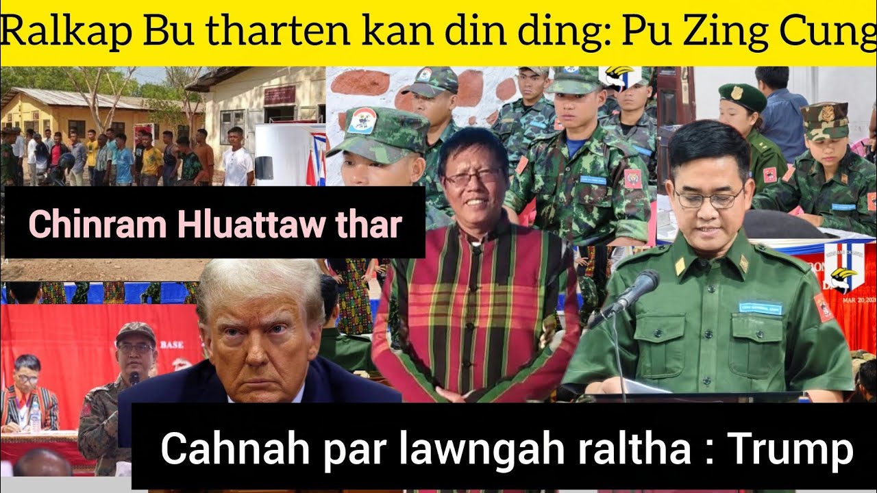 March 21 Zing: Chinram kil him theitu Bu kan din ding: Pu Zing Cung,President Trump in NATO a soisel