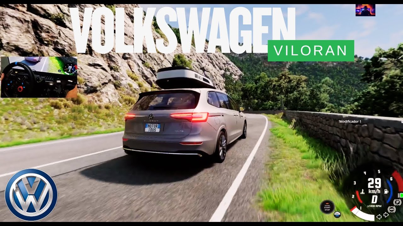 Volkswagen Viloran | BeamNG Drive | Logitech G29 Gameplay