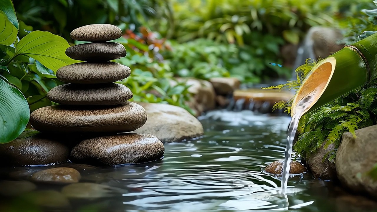 Успокаивающая расслабляющая музыка и звуки воды 🍃 Успокойте ум, снимите тревогу и стресс