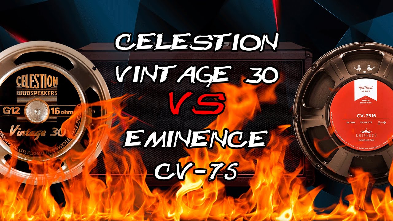 Metal Speaker Shootout: Mesa Boogie Celestion Vintage 30 vs Eminence CV-75