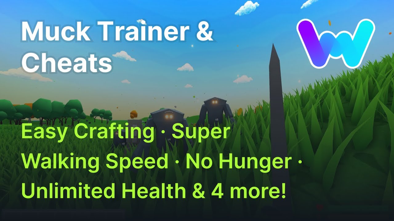 Muck Trainer +8 Cheats (No Hunger, Easy Crafting, Super Running Speed & 5 More)