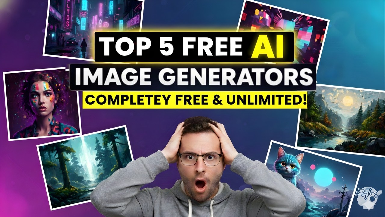 Top 5 FREE AI Image Generators (Unlimited & No Cost)