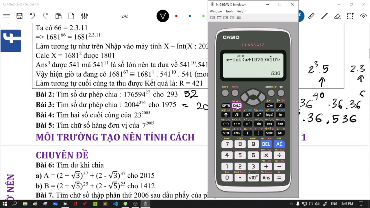 [TOÁN CASIO]: Dạng bài Tìm số dư khi đem chia số lũy thừa lớn | HSG CASIO 10 - 11 - 12