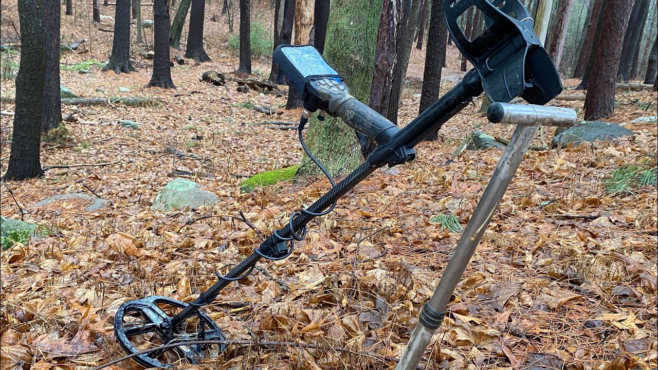 Metal detecting In New England, woods and fields.