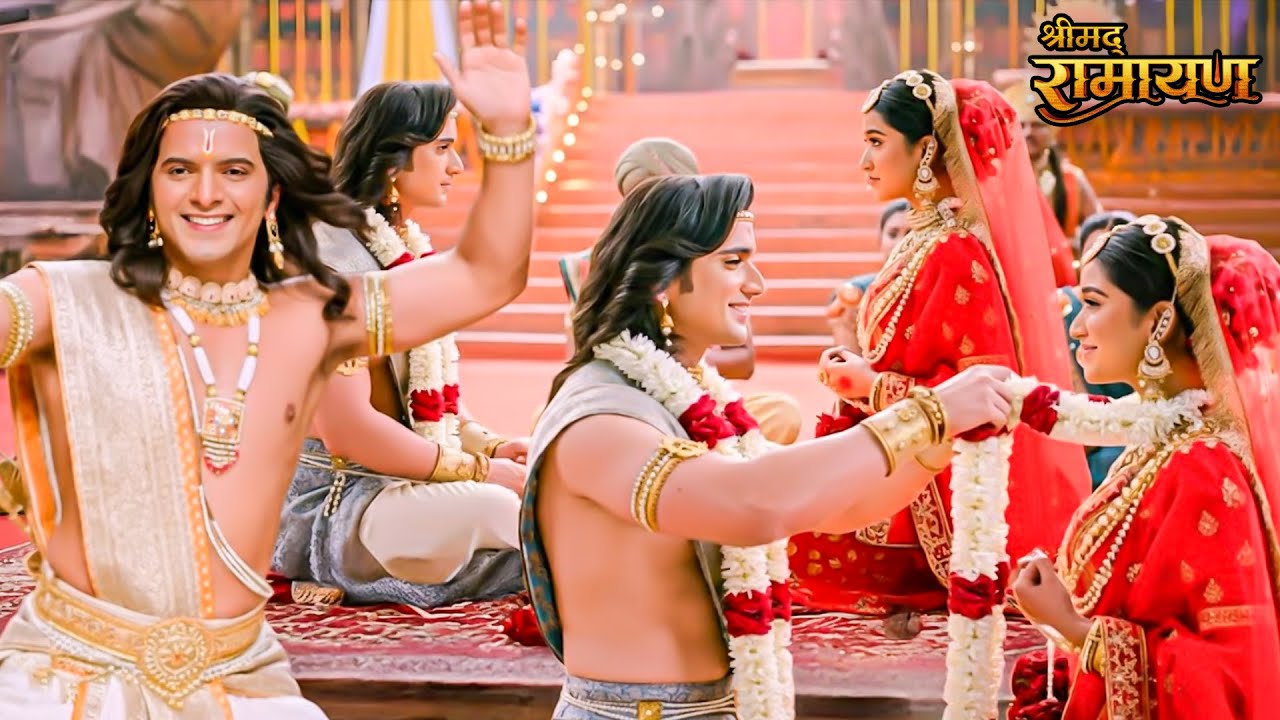 देखिए माता सीता और श्री राम के वरमाला पर लक्ष्मण ने किया अदभुत नृत्य || Shrimad Ramayan