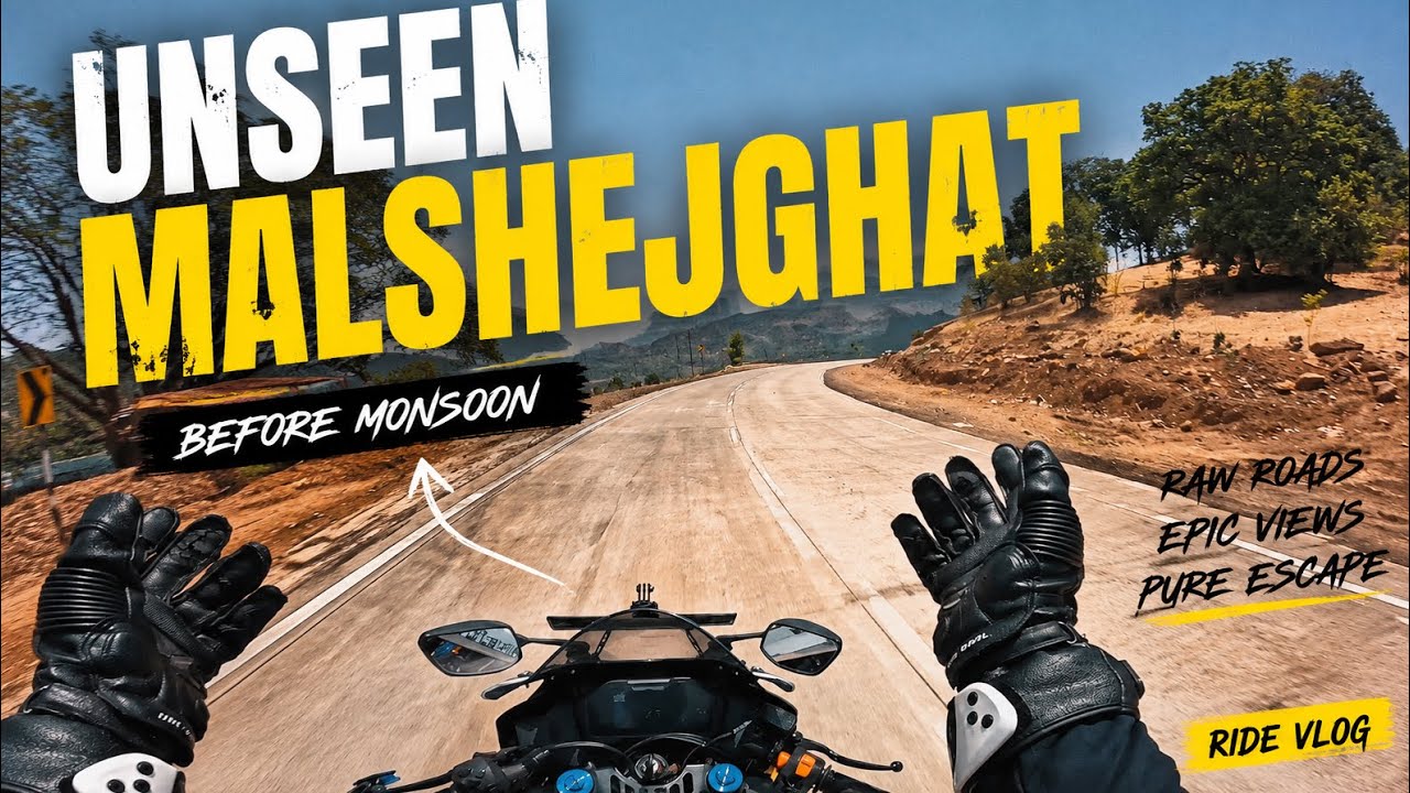 Unseen Malshej Ghat Before Monsoon 🌄 | Epic Bike Ride & Hidden Beauty 🏍️ 