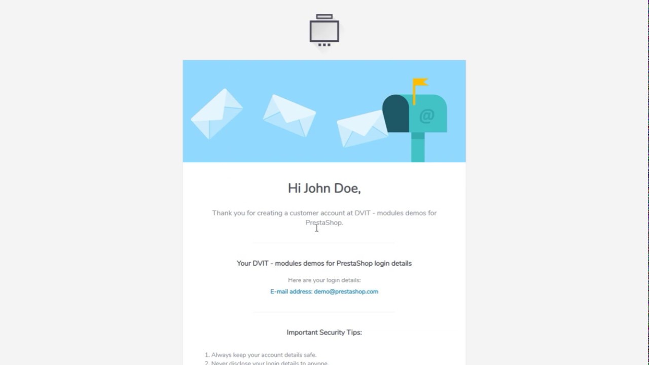 Minimalist Pro Email templates for PrestaShop 1.5 1.6 1.7