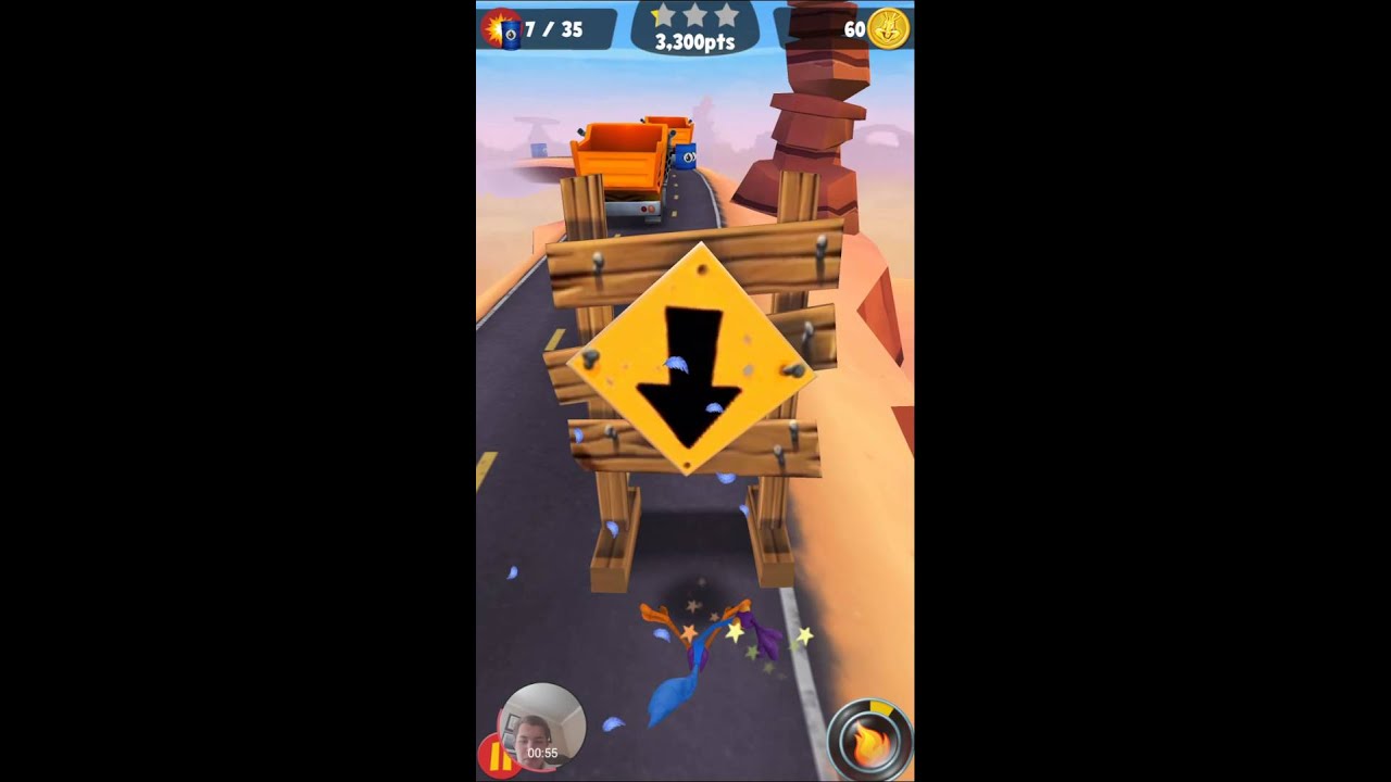 Looney Tunes Dash Road Runner Fail