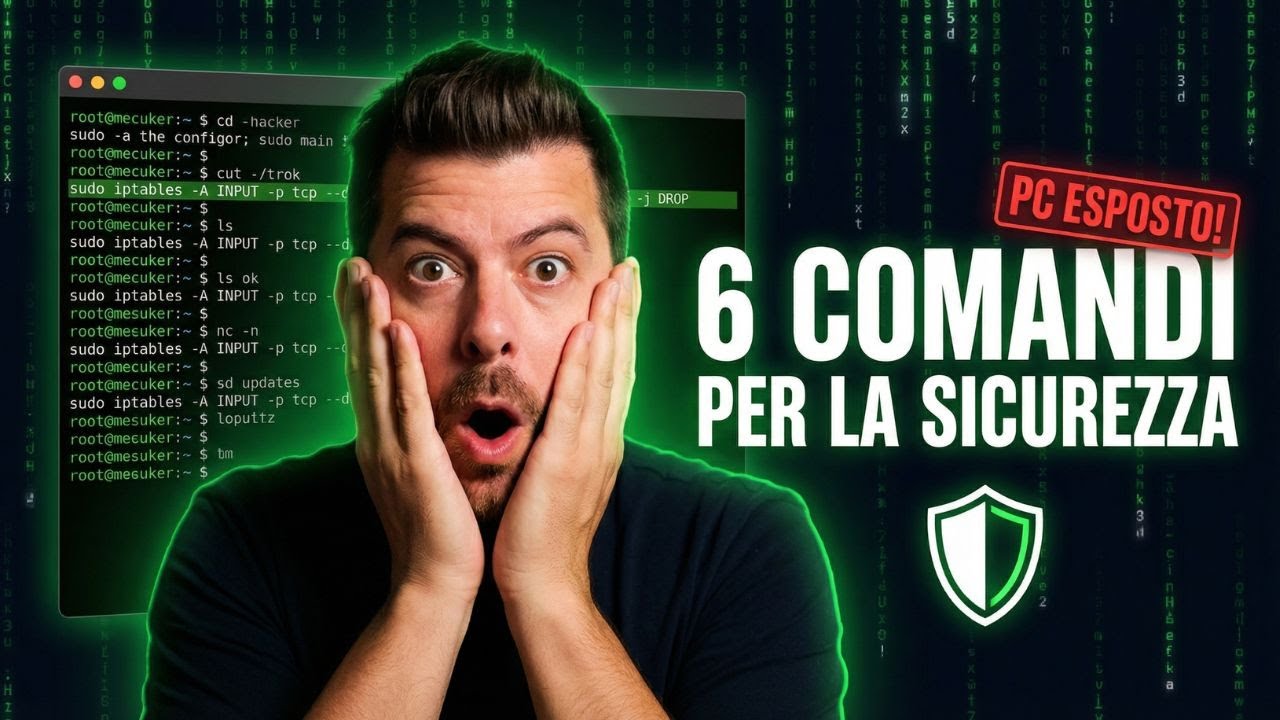 6 Comandi per la Sicurezza del PC che DEVI Conoscere (il 3&deg; &egrave; INQUIETANTE) 😱